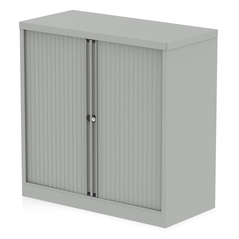 Qube by Bisley Tambour Cupboard (Available in 2 Sizes)