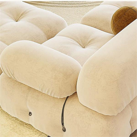 B&B Camaleonda Style Three Seater Sofa, Corner Sofa, Velvet