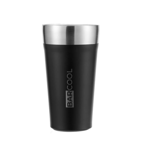 Barcool Stackable Beer Cup 600ml Black