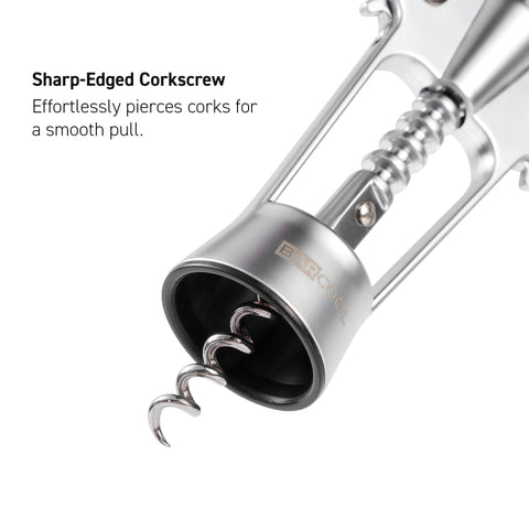 Barcool Wing Corkscrew with Pourer & Stopper