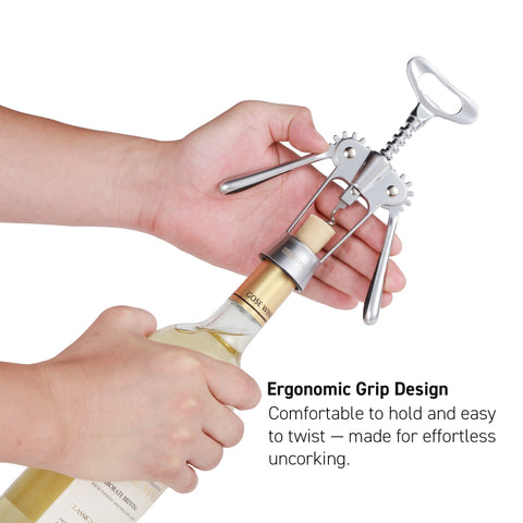 Barcool Wing Corkscrew with Pourer & Stopper