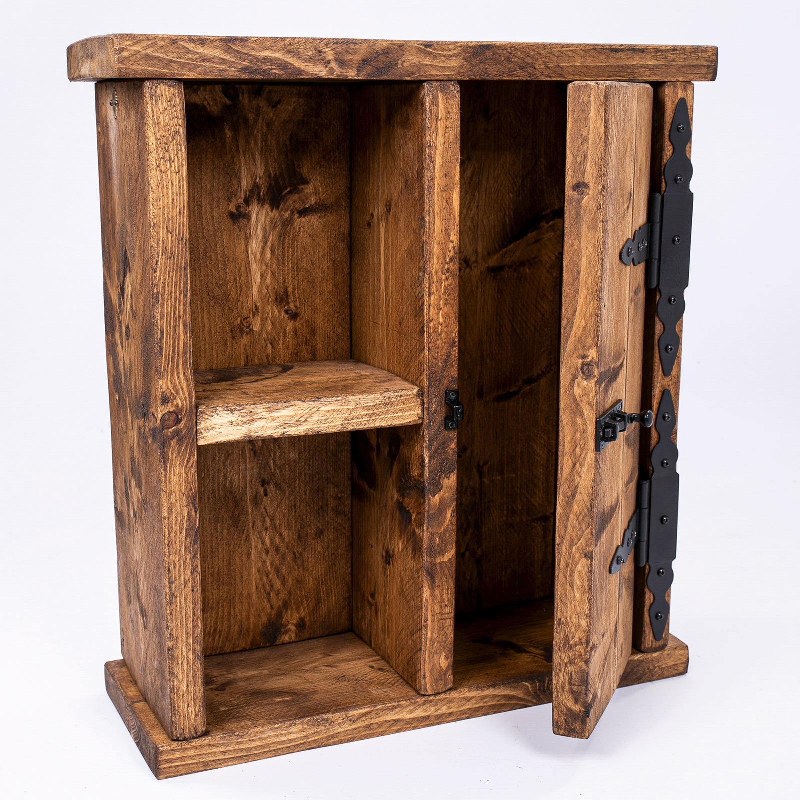 Farmhouse Side Unit - Rustic Wood Cabinet