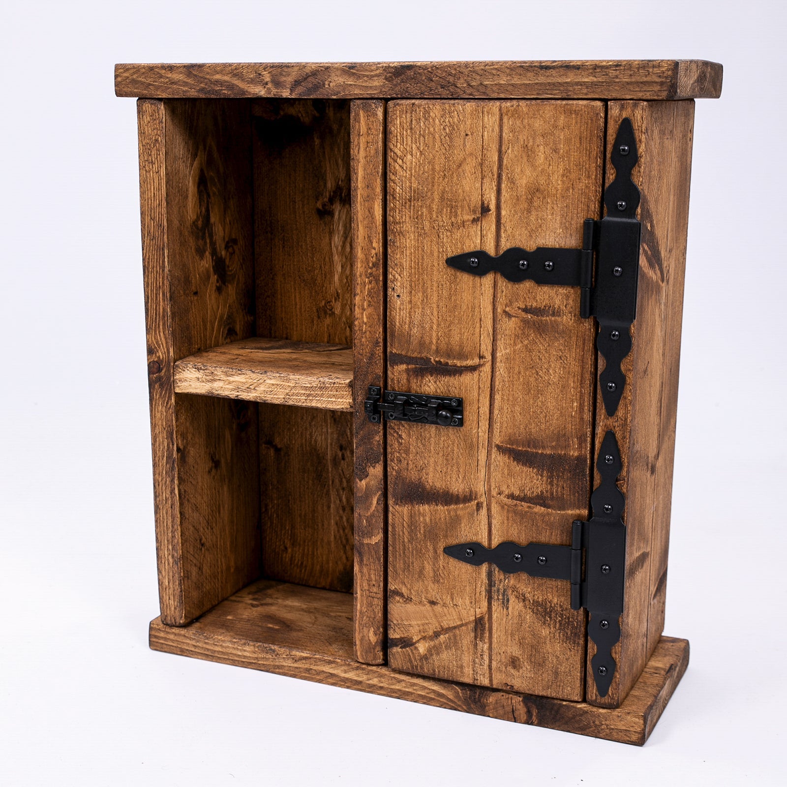 Farmhouse Side Unit - Rustic Wood Cabinet