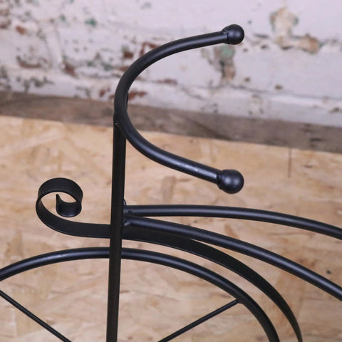 Bike Garden Planter Metal Vintage Style Black