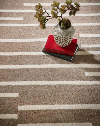 Broken Stripe Wool Rug