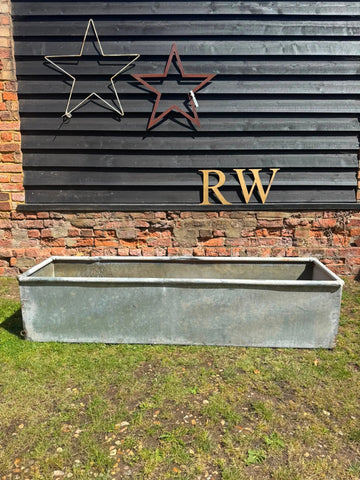 Reclaimed Galvanised Trough Large Planter /  Raised Flower Bed Plant Tree Pot T5