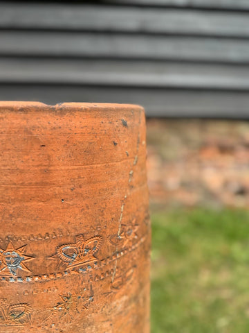 Victorian Terracotta Chimney Pot Garden Planter/ Plant Pot Architectural Antique