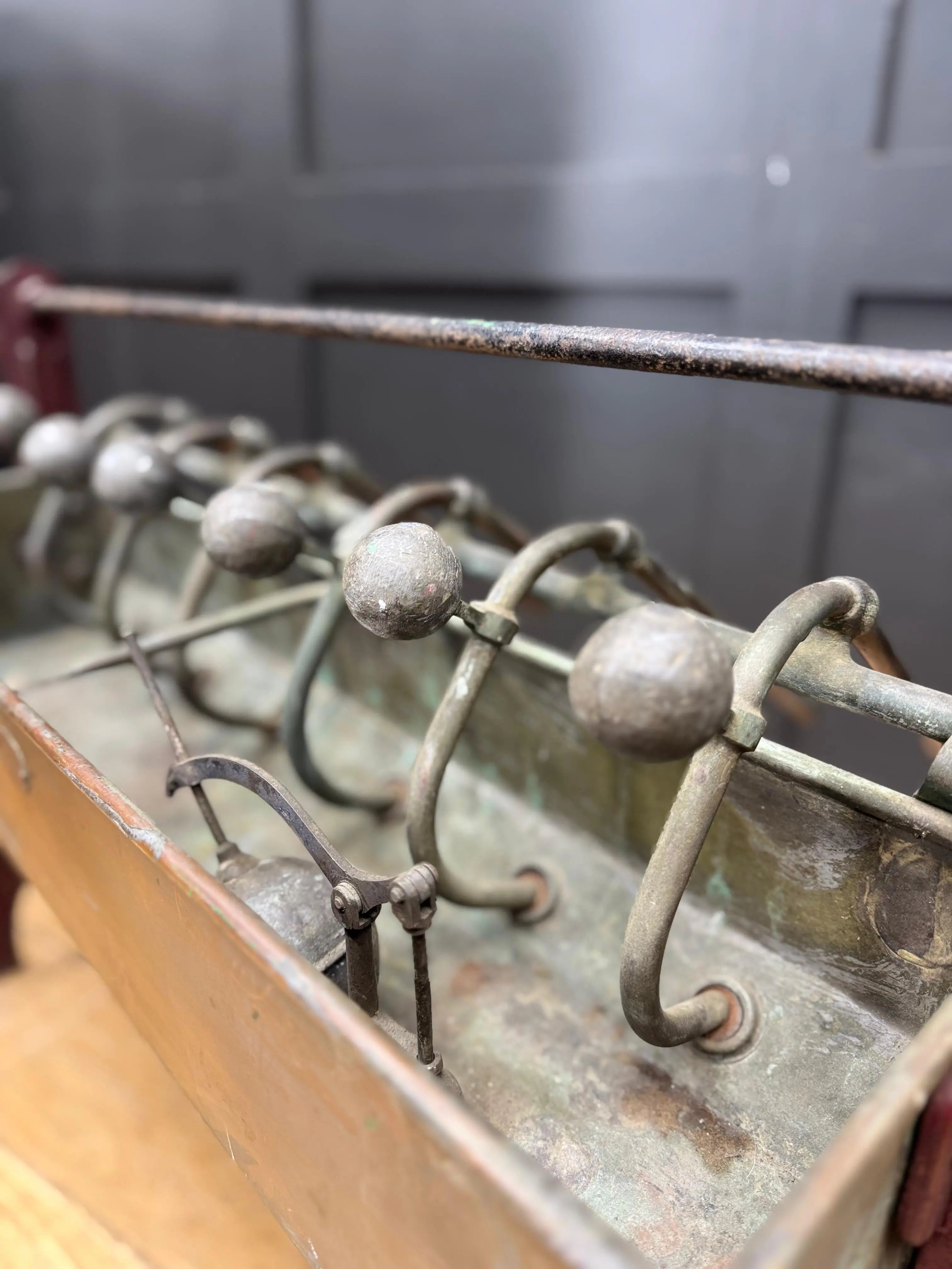 Antique Farrow & Jackson 6 Head Bottle Filler Bar Decor Wine Display