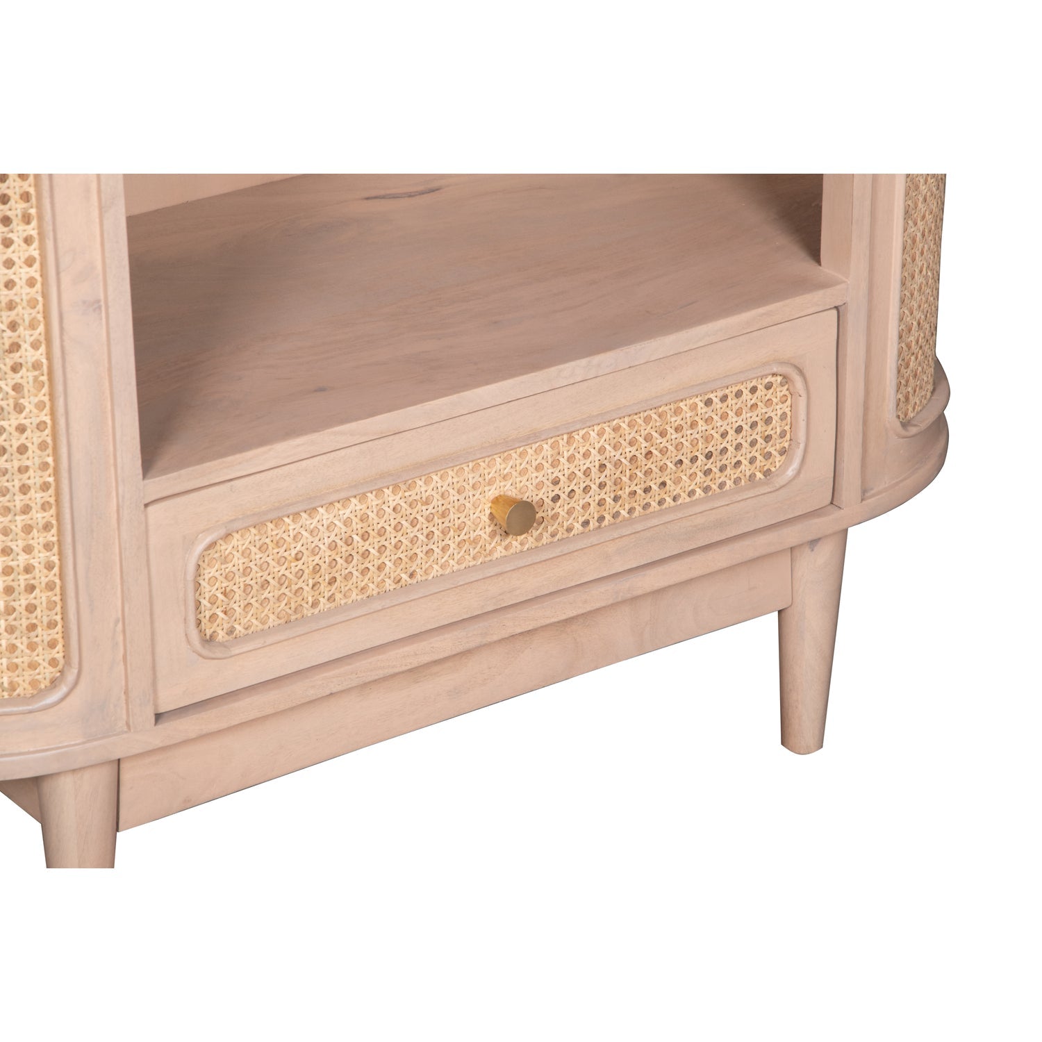 Chester Cane And Wood Bookcase