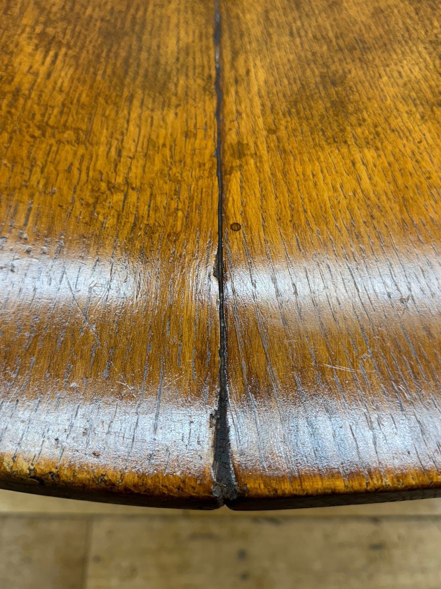 Antique Oak Wake Table Gateleg Dining Table / Large Kitchen table sideboard