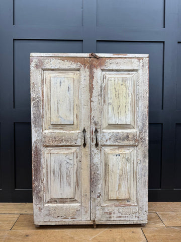Vintage Rustic Cupboard /Reclaimed Painted Bathroom Cabinet / Kitchen Unit