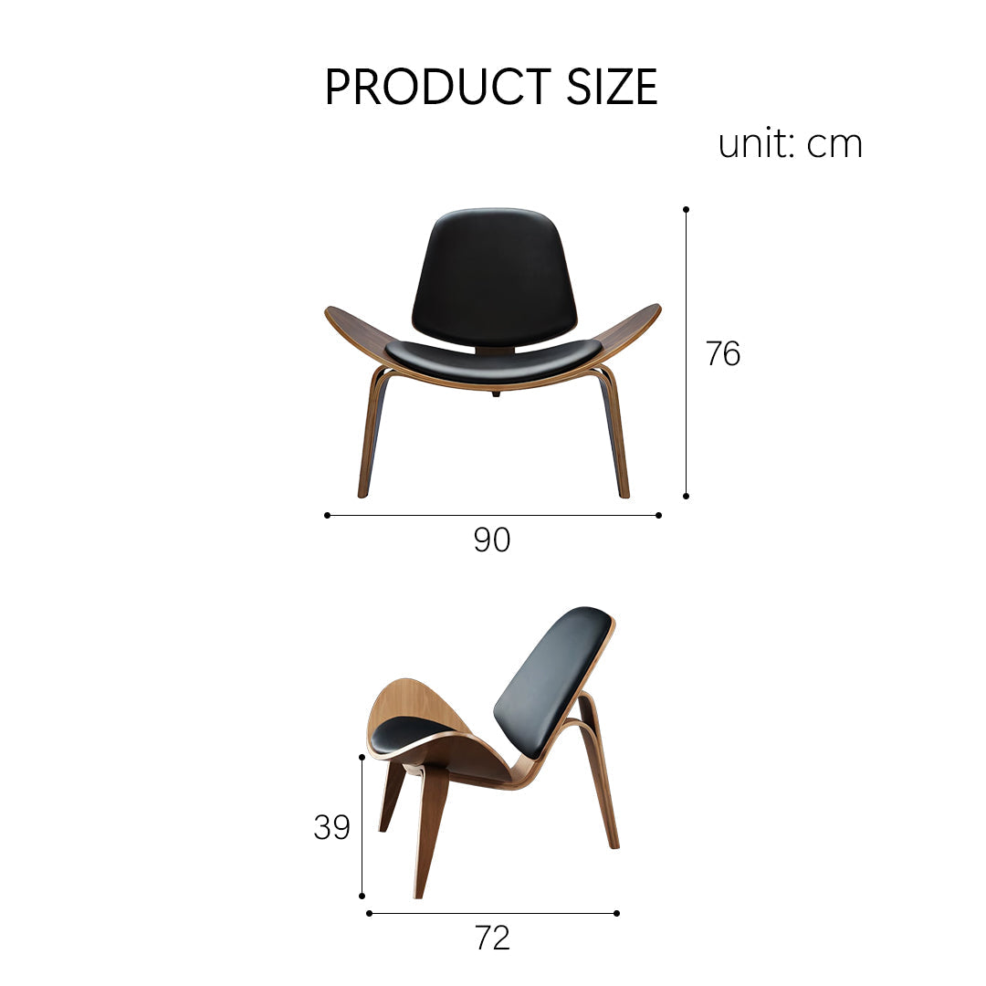Hans Wegner CH07 Shell Chair, White & Oak