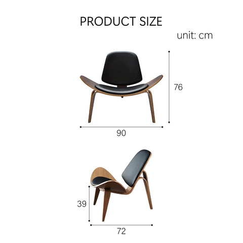 Hans Wegner CH07 Shell Chair, White & Oak