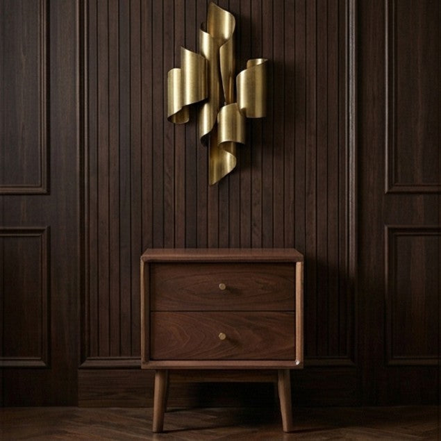 Wright Walnut Bedside Table