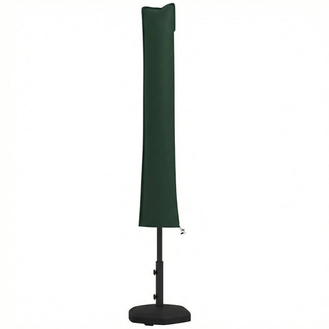 Outsunny Parasol Cover, Cantilever Umbrella Cover for 2-3.5 m Parasols, Banana Umbrella Protector with Zipper, Green