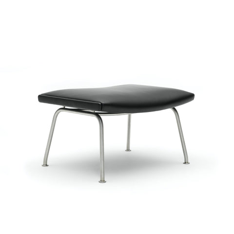 Carnaby High Back Armchair with Ottoman, Black｜ DC Concept