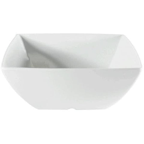Classic Square Melamine White Bowl 177ml / 6oz - Pack of 12