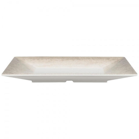 Jazz Square Melamine Plates 405mm (16") with Crackle Finished Border