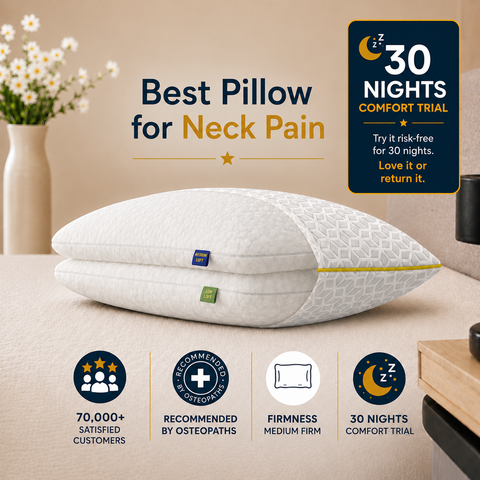 Brightr® Luna Adjustable Memory Foam pillow