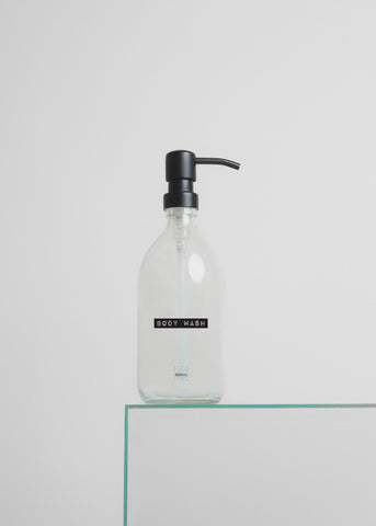 Vintage Clear Dispenser Bottles