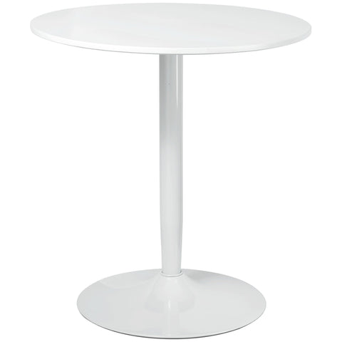 HOMCOM 75H x \'ce\'a670cm Two-Person Minimalistic Dining Table - White