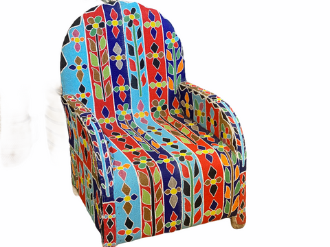 Yoruba Royal Beaded Chairs
