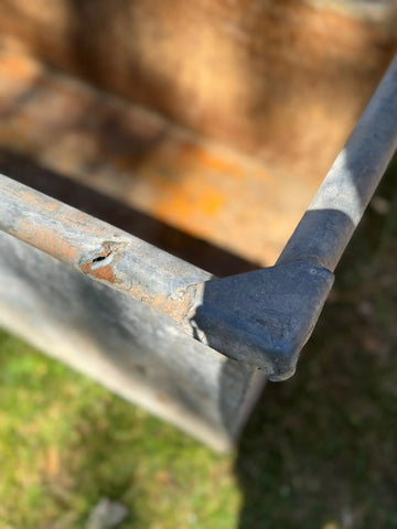 Reclaimed Galvanised Trough Garden Planter /  Raised Flower Bed Plant Pot 1B