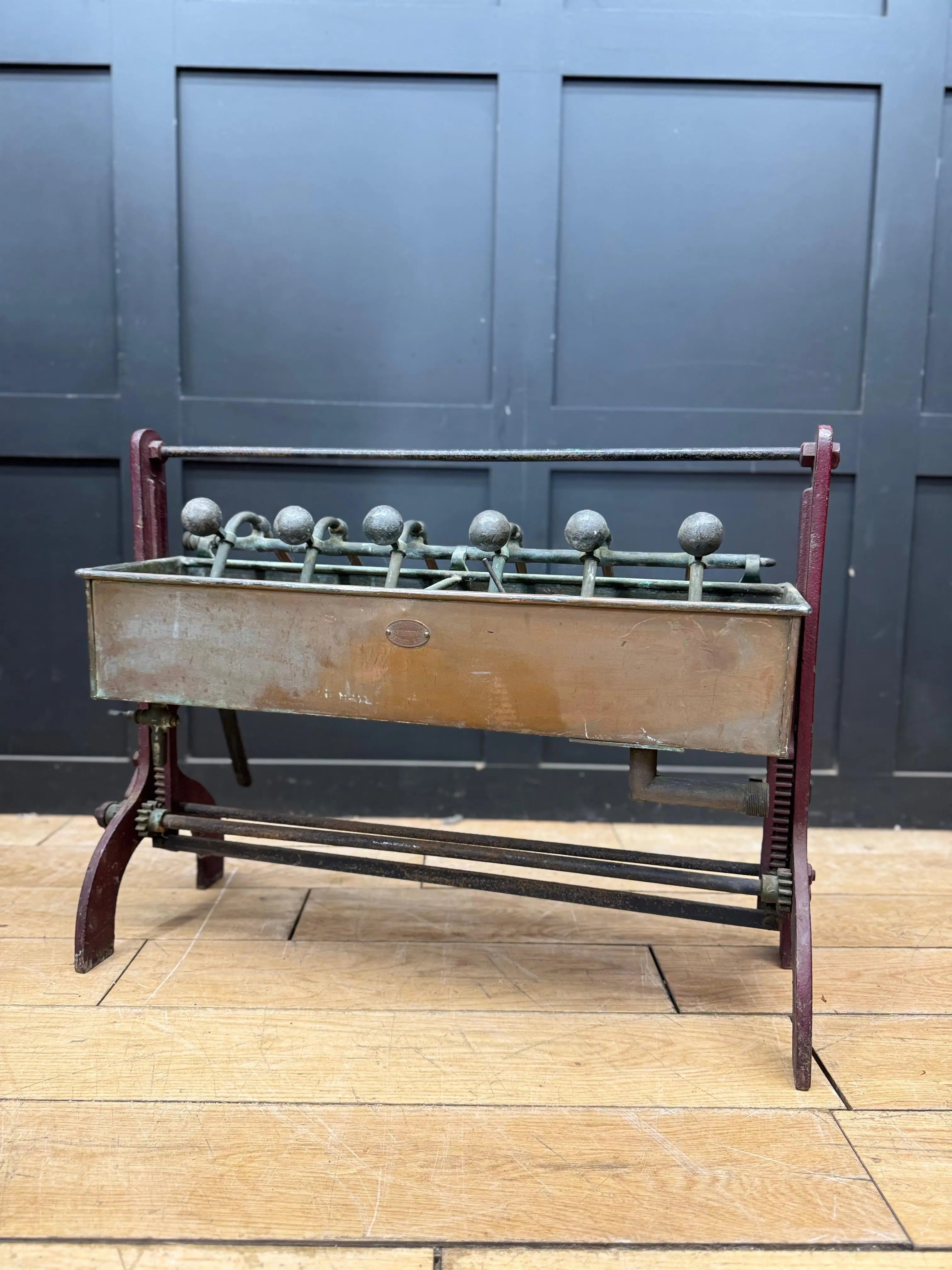 Antique Farrow & Jackson 6 Head Bottle Filler Bar Decor Wine Display