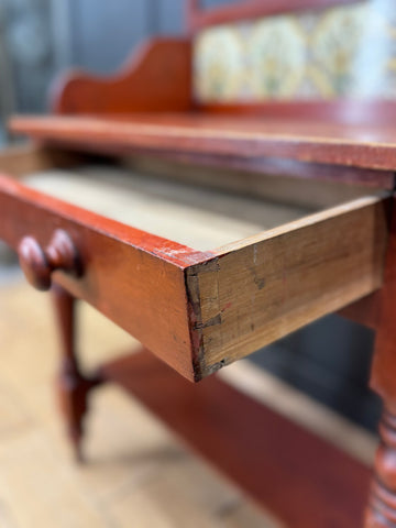 Antique Pine Washstand  Side Table / Dressing Table /Sideboard Desk
