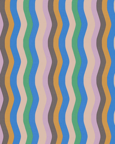 Wavy Stripe Wallpaper