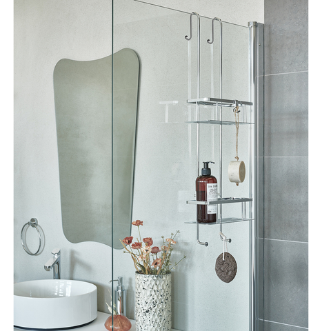 Smedbo Sideline Polished Chrome Hanging Shower Basket DK3041