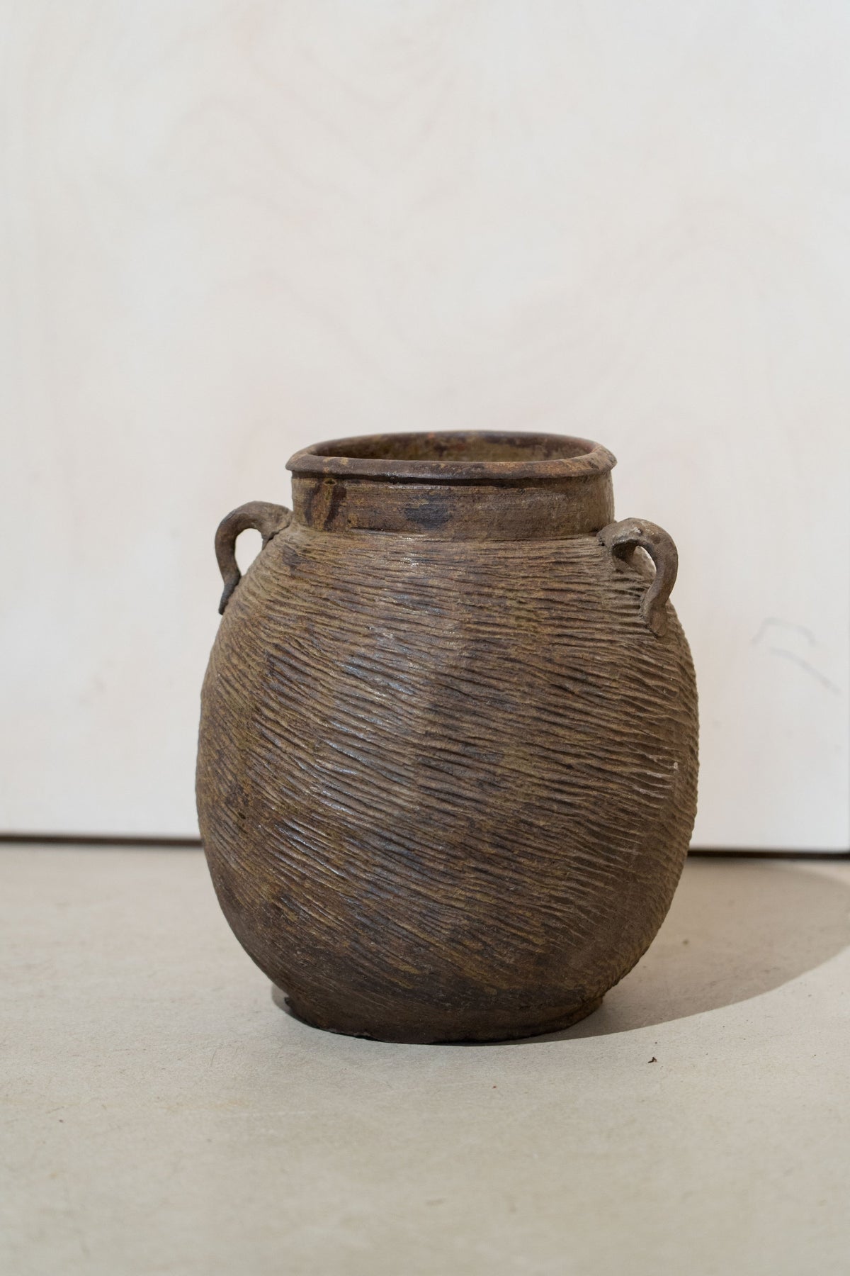 Antique Earthenware Preserve Pots