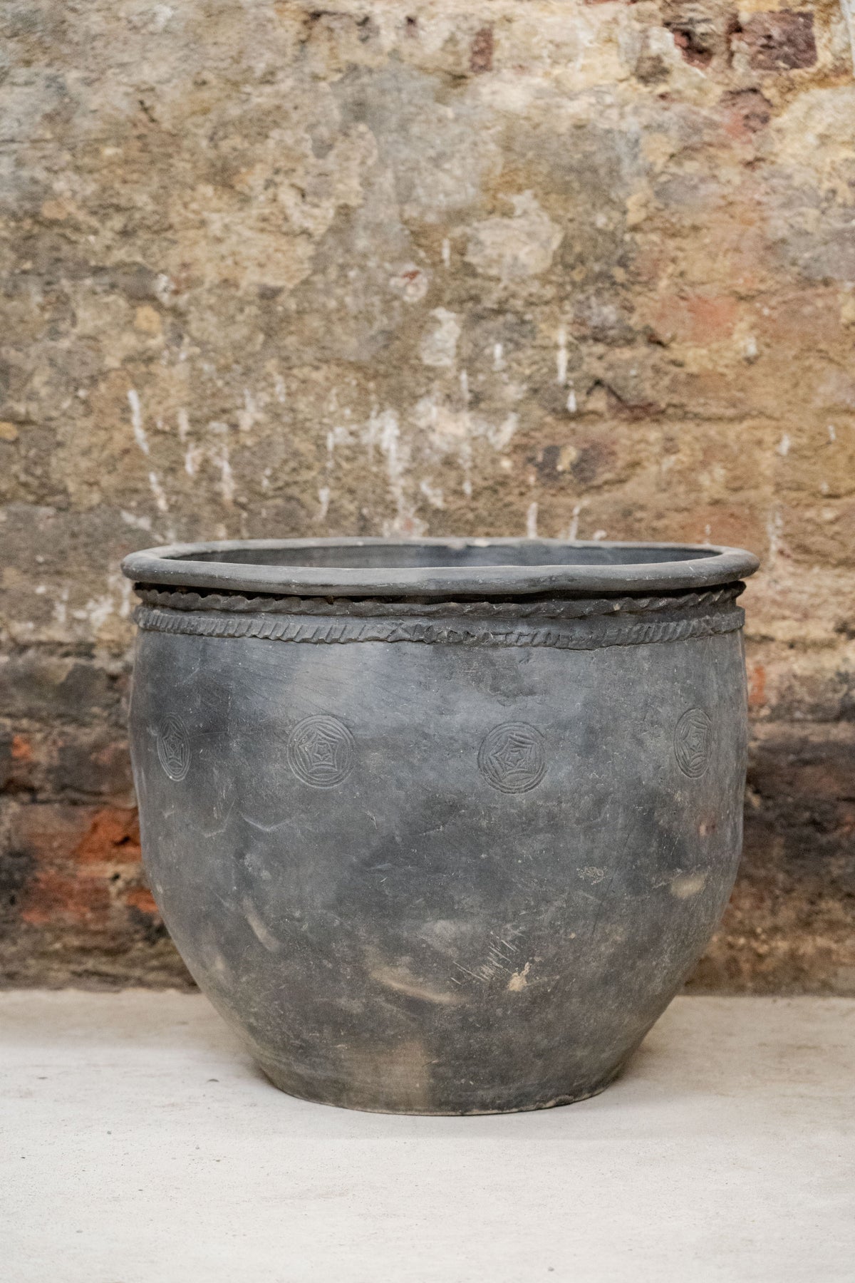 Big Old Grey Asian Pots