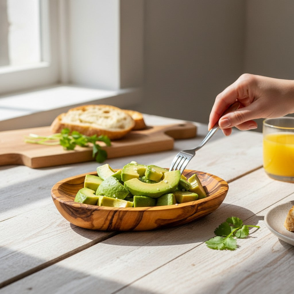 Olive Wood Oval Bowls Set of 3 | 10cm 13cm 16cm Nesting Dipping & Snack Trays