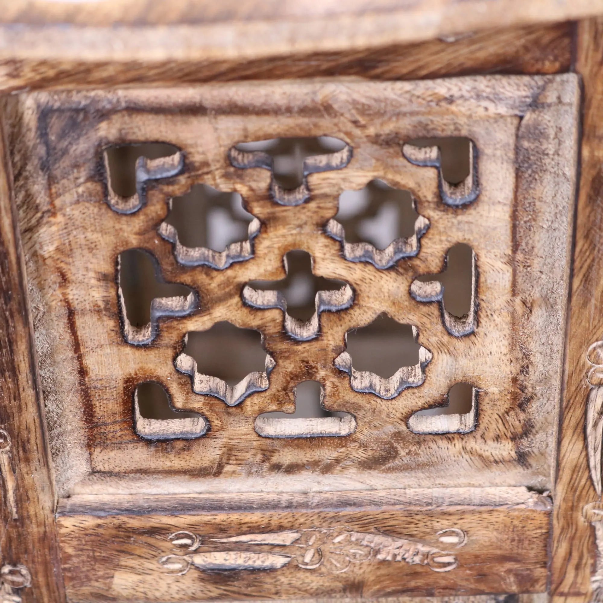 Damodar Large Hand Carved Side Table