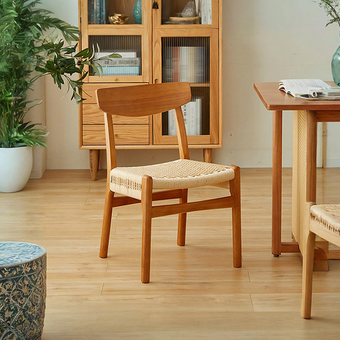 Delia Dining Chair, Rattan