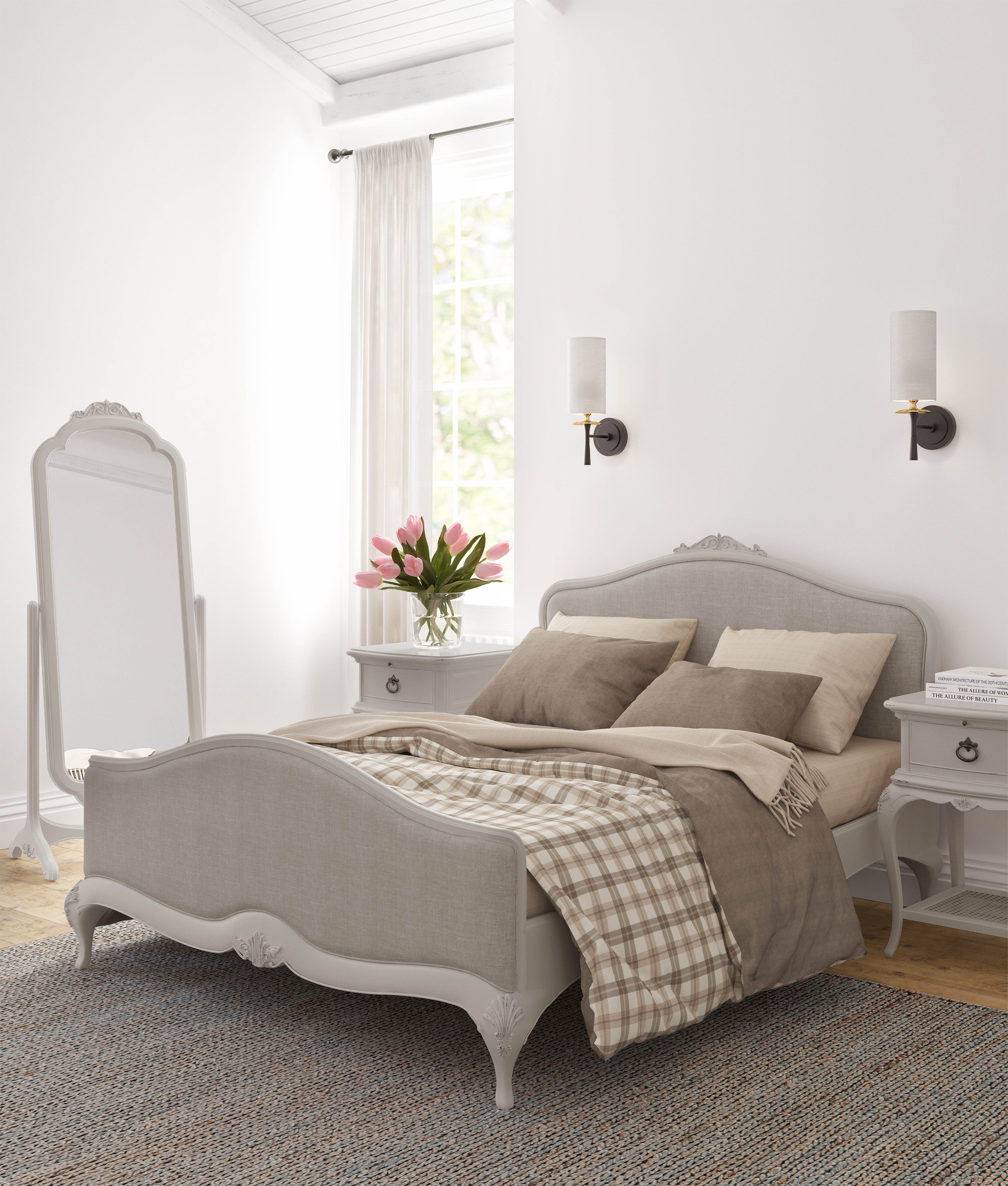 Etienne Upholstered French Bed Frame