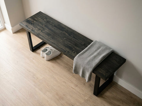 The Bruton Bench — Ebony