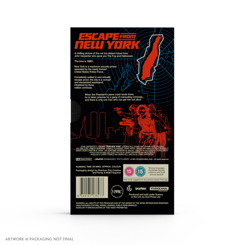 Escape From New York - Slipcase Edition VHS