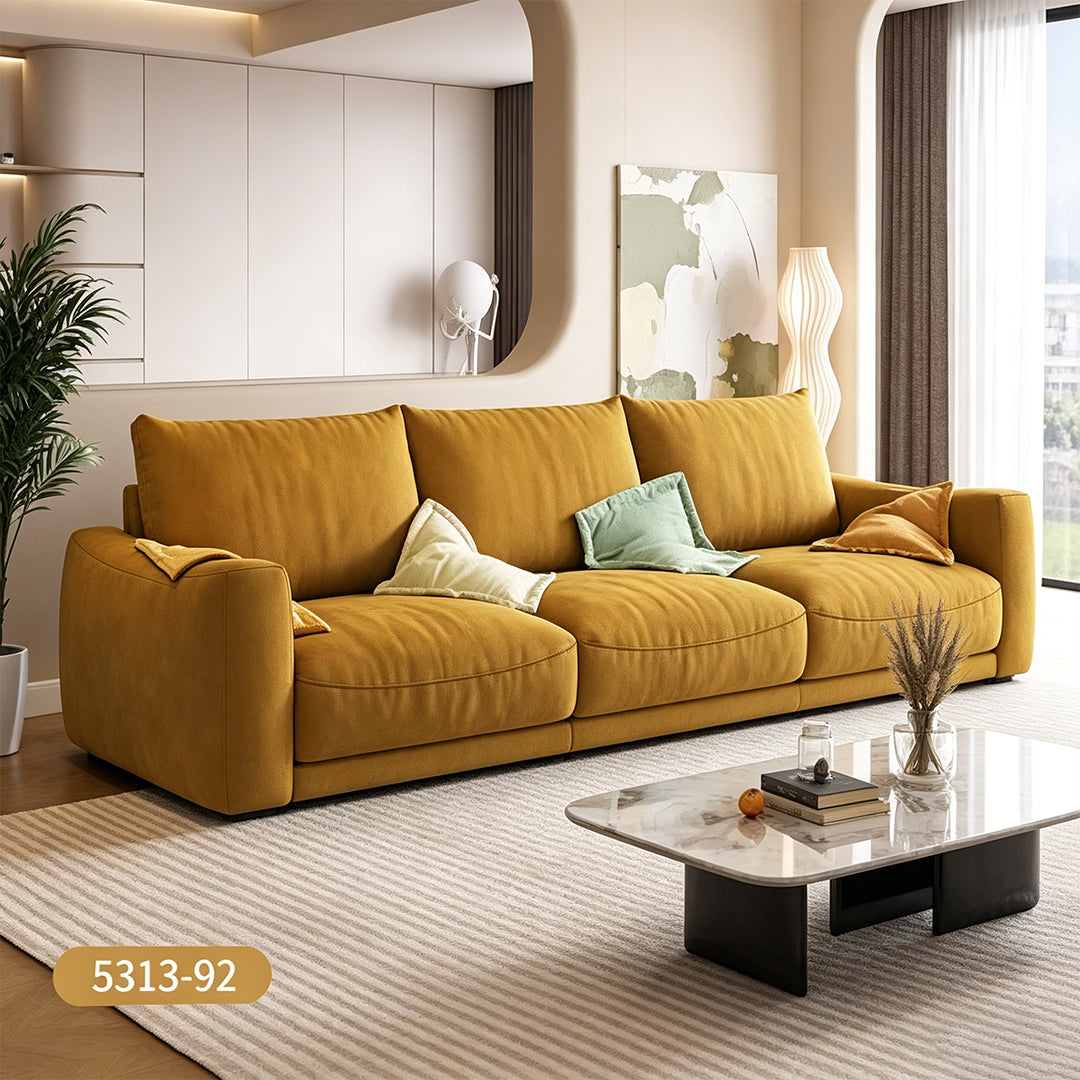 Ethan Knole Three Seater Corner, Four Seater Corner Sofa, Velvet