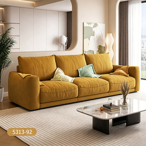 Ethan Knole Three Seater Corner, Four Seater Corner Sofa, Velvet
