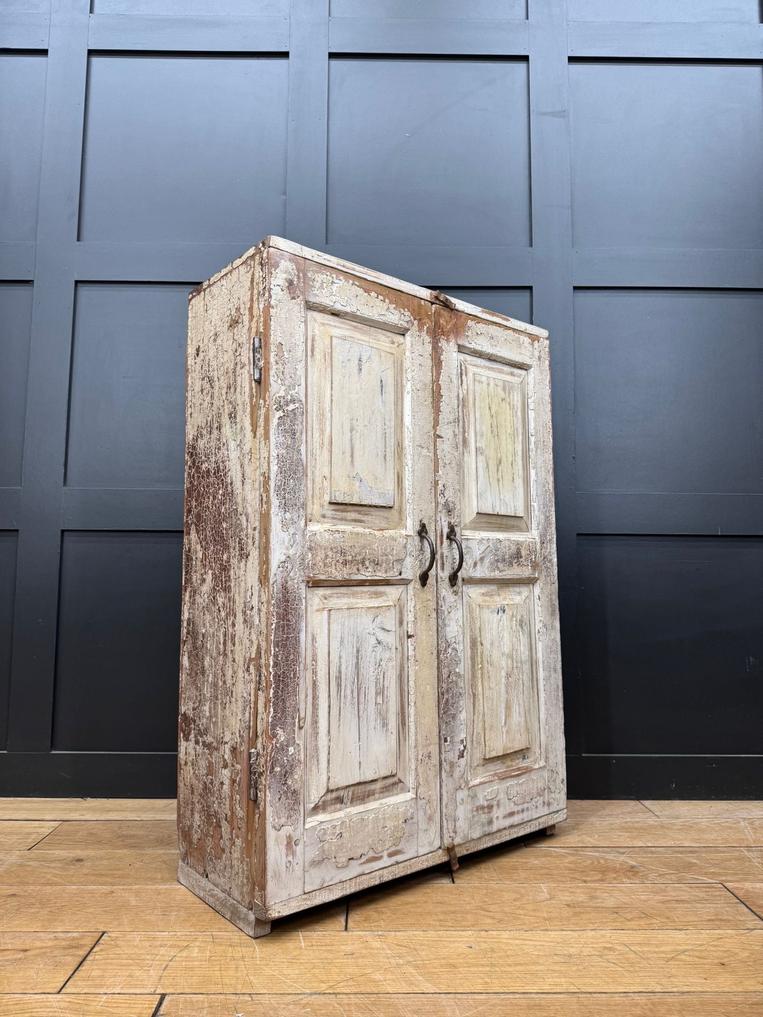Vintage Rustic Cupboard /Reclaimed Painted Bathroom Cabinet / Kitchen Unit