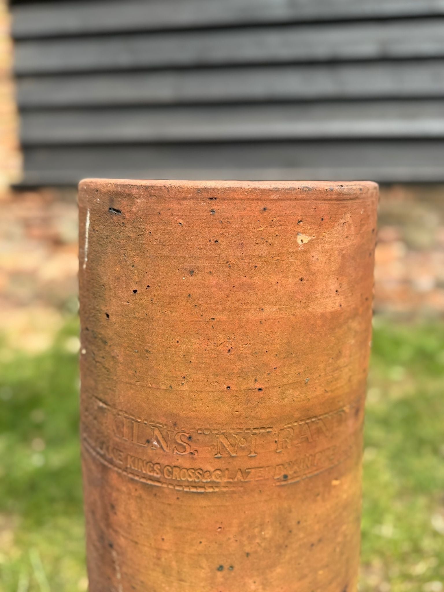 Victorian Terracotta Chimney Pot Garden Planter/ Architectural Antiques