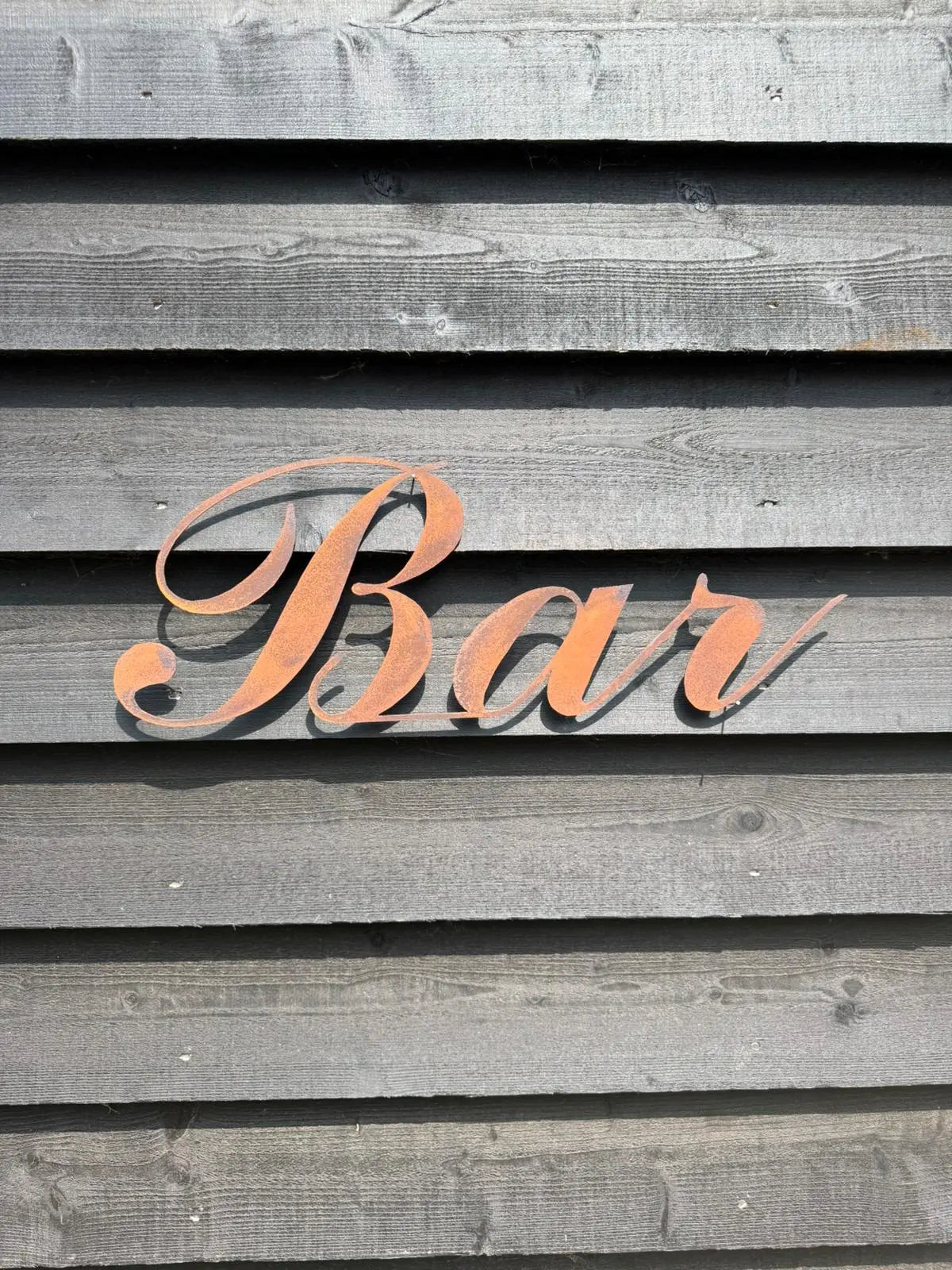 Rustic Bar Sign for Home & Garden