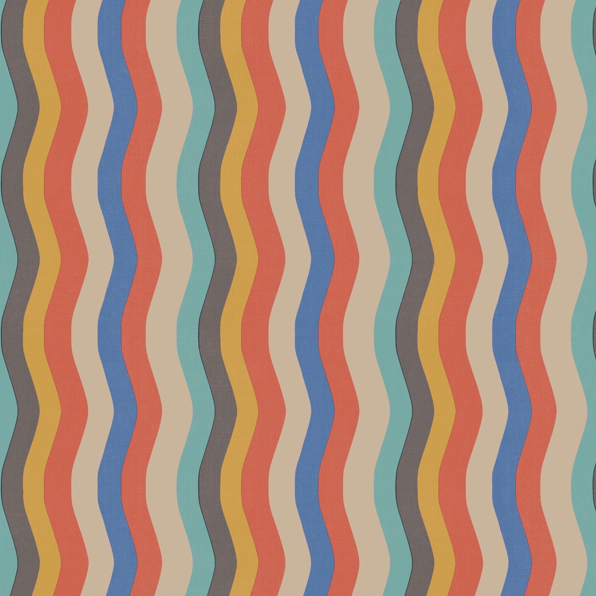 Wavy Stripe Wallpaper