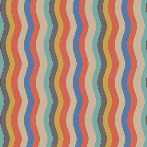 Wavy Stripe Wallpaper