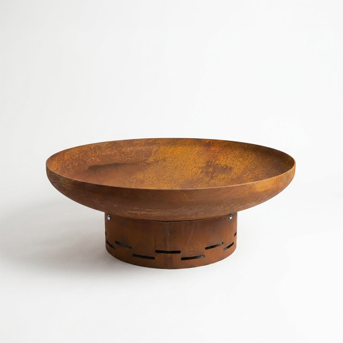 Heavy-Duty Pre-Rusted Metal Corten Steel Round Firepit