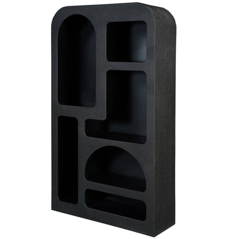 Bookcase Large Otis Geometric Black