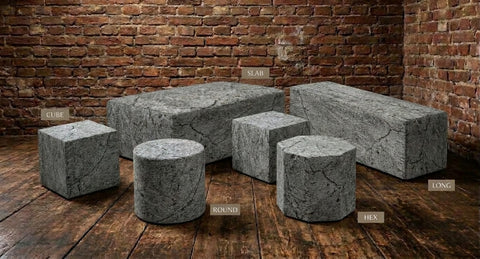 Concrete - Footstools & Cubes
