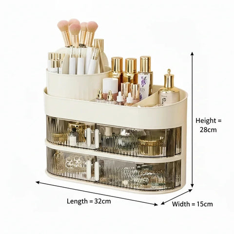 Multi-layer Dustproof Desktop Vanity Storage Organizer